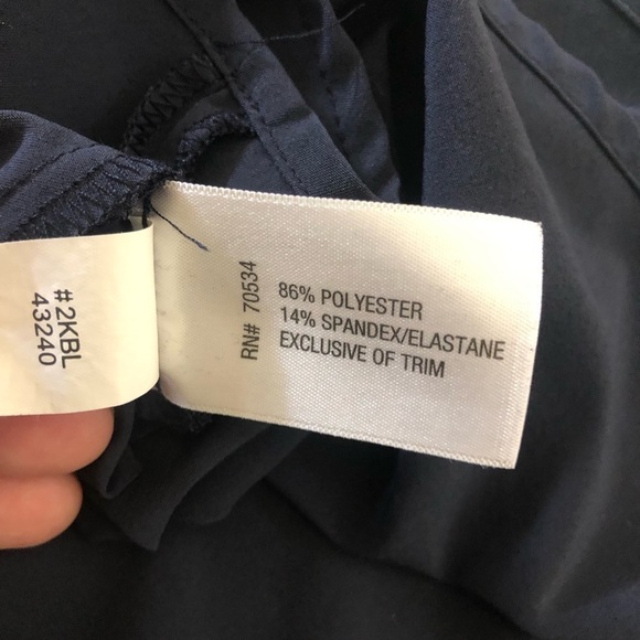 Orvis Woman’s Navy LagenLook Sleeveless Hi-Low A-Line Dress Size XL - Picture 7 of 11